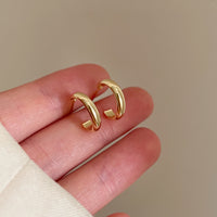 MY38020金色小巧耳圈耳扣圈耳環