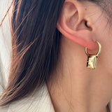 MY30676不規則幾何設計高級感耳扣耳圈耳環潮