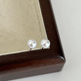 MY30321韓國氣質網紅高級感珍珠耳飾銀針