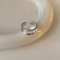MY38092歐美拱形重金屬開口指環冷淡風輕奢食指戒