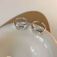MY37787北歐設計戒指男女食指戒小眾戒指對戒