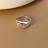 MY37787北歐設計戒指男女食指戒小眾戒指對戒