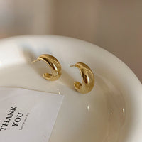 MY37853法式復古月牙形耳環