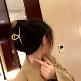HH422韓國個性設計竹節時尚抓夾ins潮頂夾網紅簡約髮夾頂夾後腦勺髮飾