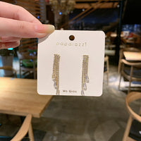 MY31663-2021年新款潮韓國網紅氣質爆款耳墜高級感時尚流蘇耳飾銀針耳環女