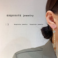 MY32474金屬耳環潮小眾設計感耳環高級感氣質法式適合冬天耳飾