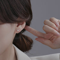 MY35217愛心耳環女韓國時尚耳骨夾高級感氣質精緻百搭網紅個性耳飾