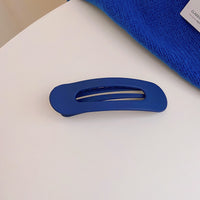 HH1657-克萊因藍系列髮夾抓夾韓國ins簡約發抓氣質高級感盤發鯊魚夾髮飾