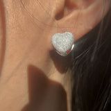 MY32165-S925銀針高級感愛心耳環2021年新款潮耳釘韓版網紅氣質耳飾品女