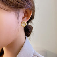MY32428-S925銀針韓國輕奢耳釘女個性網紅時尚耳環2021年新款潮耳飾