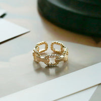 MY35127-食指戒指女ins潮韓版復古小眾輕奢可調節指環時尚設計感個性配飾