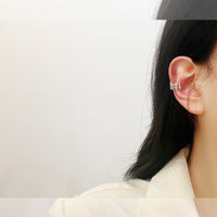 MY35370歐美金屬鏤空麻花編織簡約時尚百搭鍍金耳飾女冷淡風網紅耳環耳夾