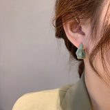 MY31722-925銀針港風高級感耳釘ins網紅氣質時尚耳飾新款耳釘